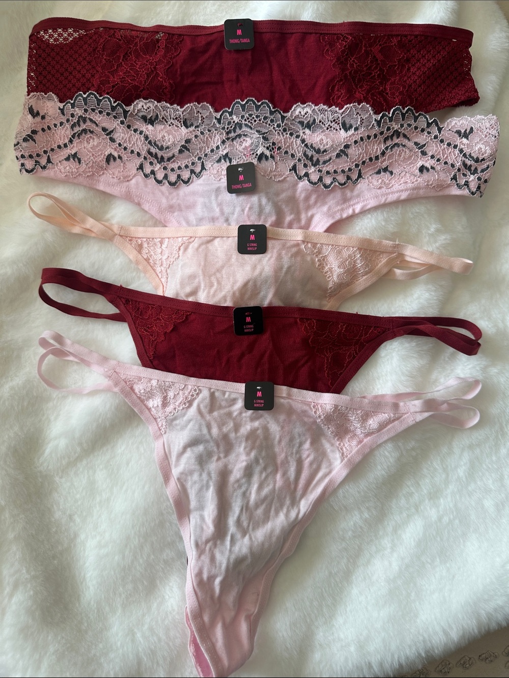 Thong and g string bundle NWT